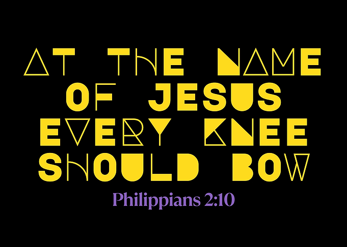 At the Name of Jesus