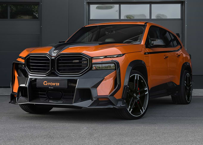 Orange and Black G-Power Car