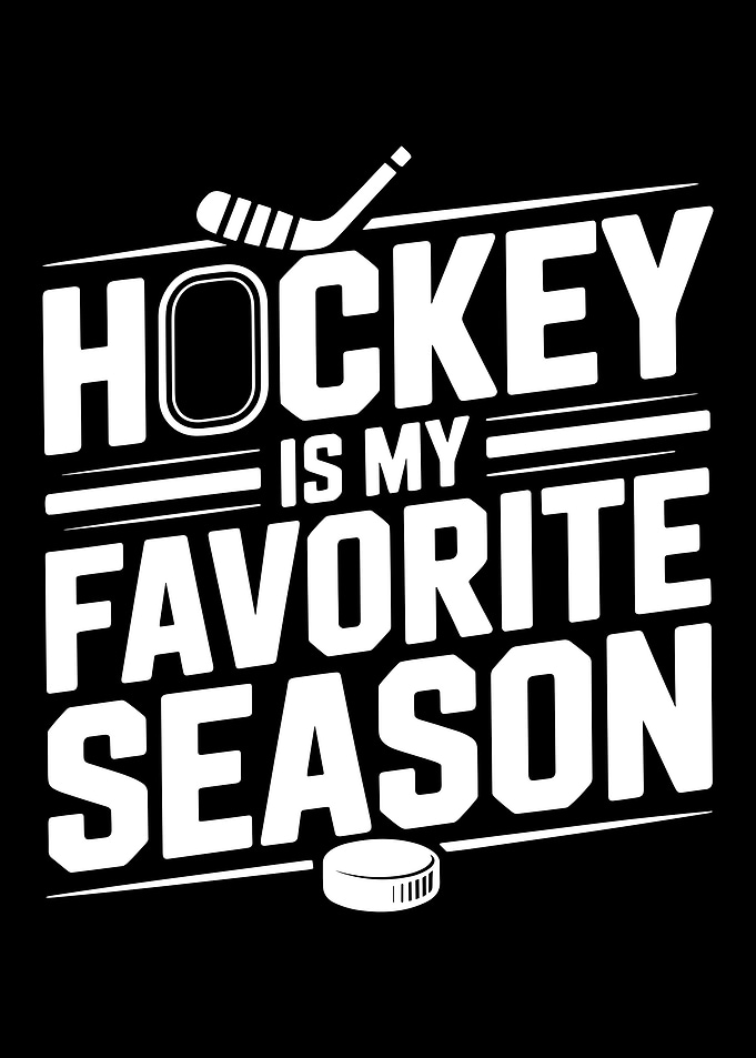 Hockey is my favorite season - ice hockey sport