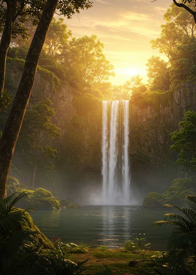 Jungle Waterfall