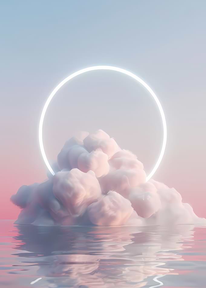 Neon Ring Cloudscape