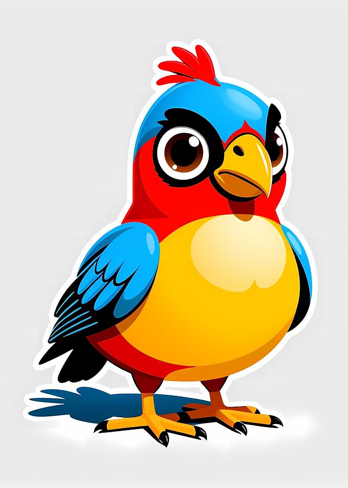 Cartoon Bird Illustration