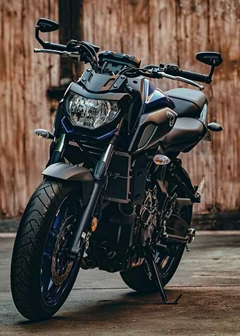 Yamaha MT-07 Motorcycle Front View