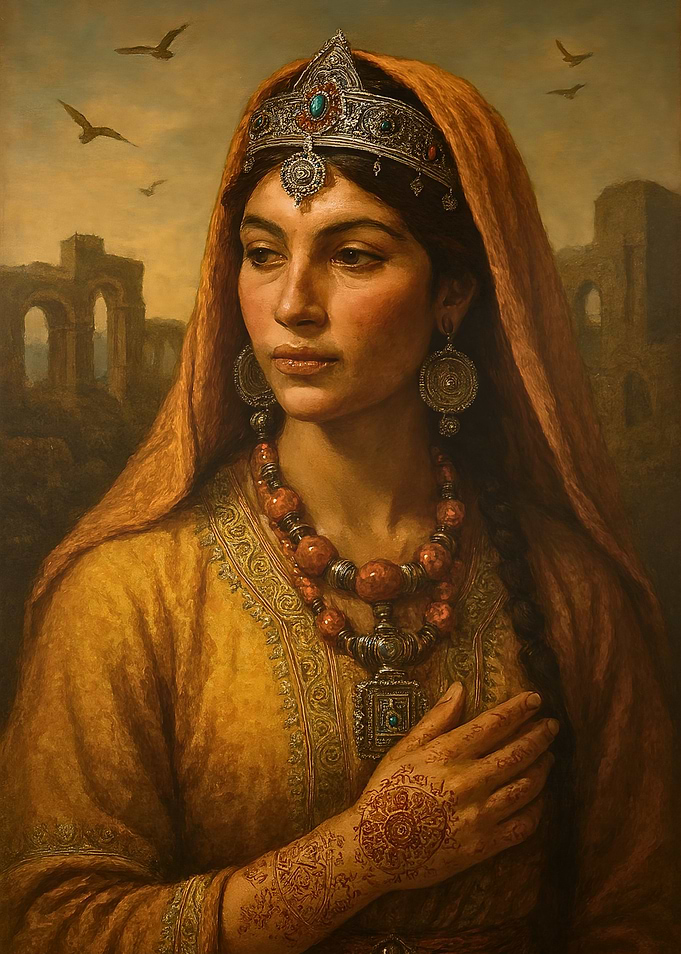 Portrait of Amazigh Princess - Eyes That Speak Without Words I Berber Fine Art Wall Decor