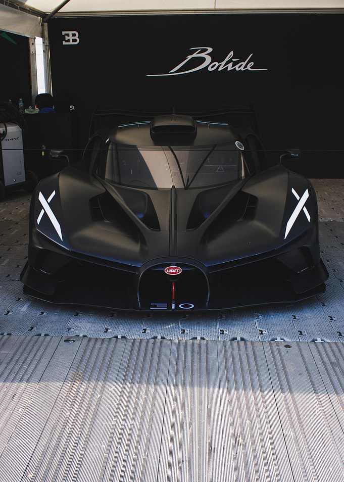 Bugatti Bolide Front View