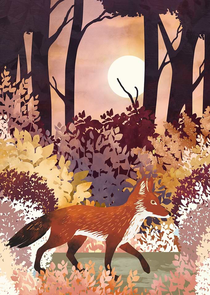 Autumn Fox Forest