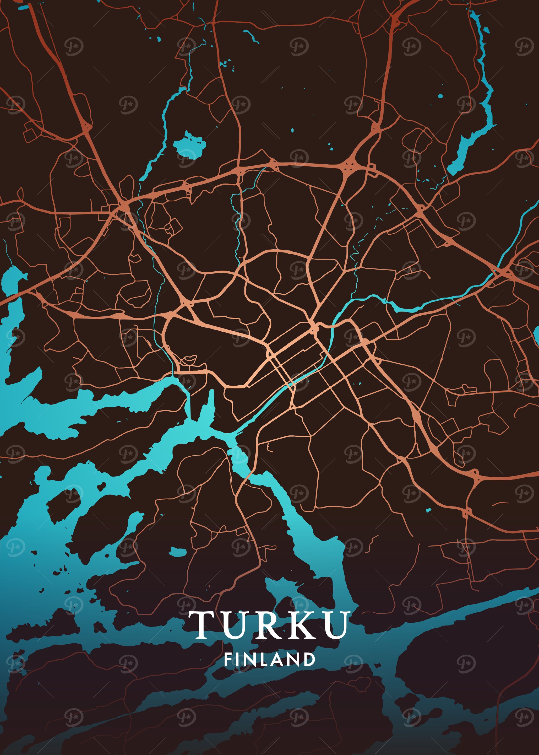 Turku City Map