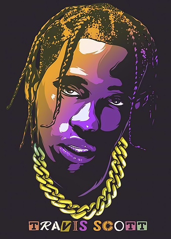 Travis Scott Portrait
