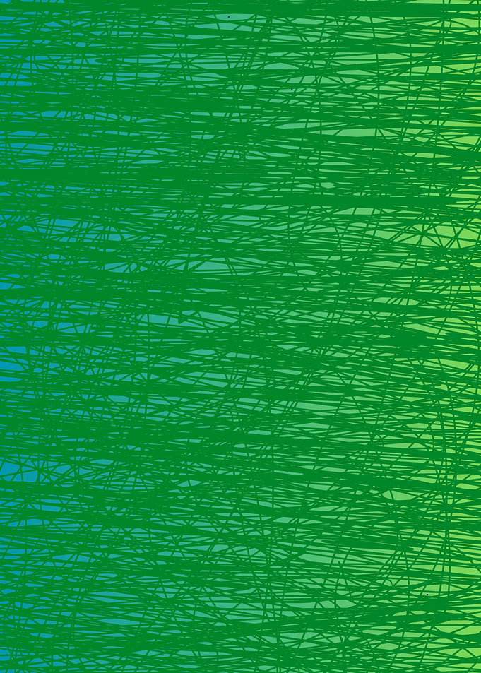 Green Abstract Scribble Background