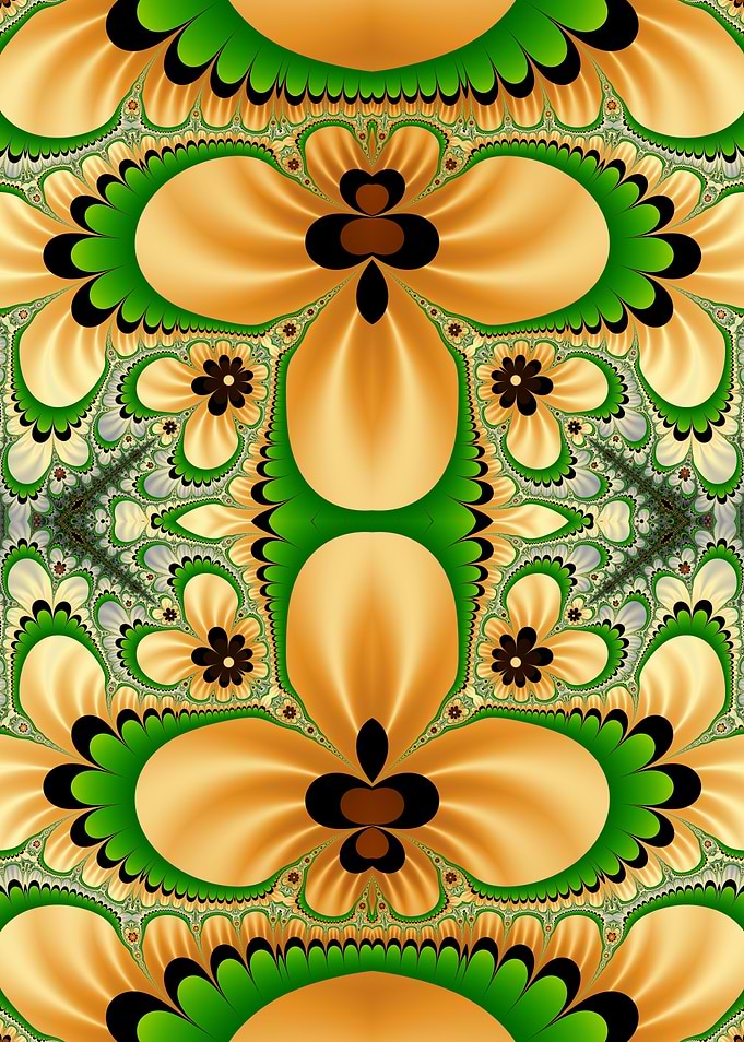 Floral Fractal Pattern