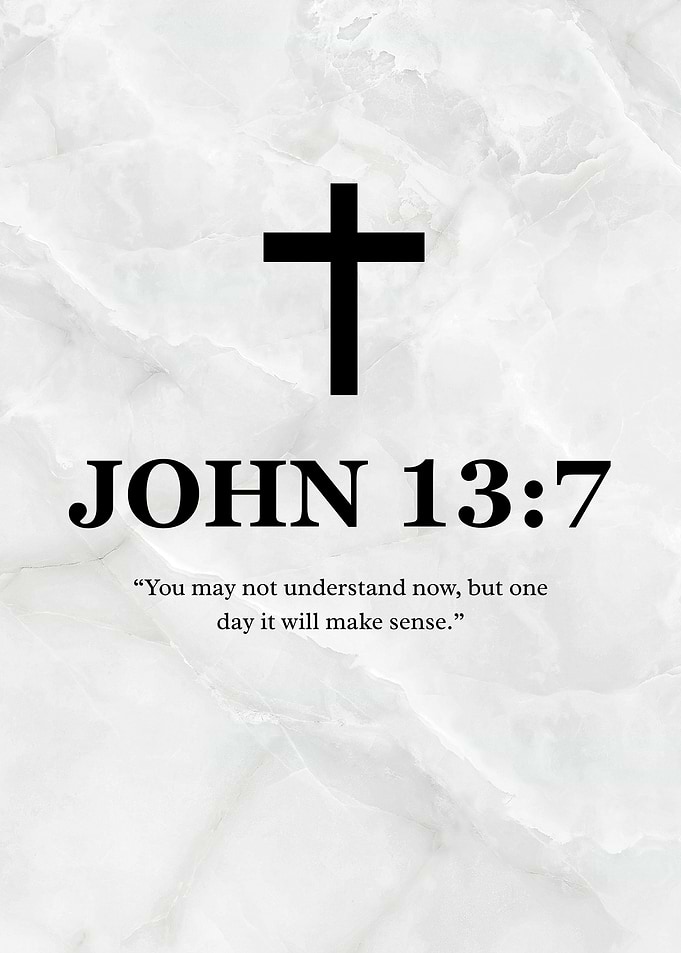 John 13:7 Scripture Art