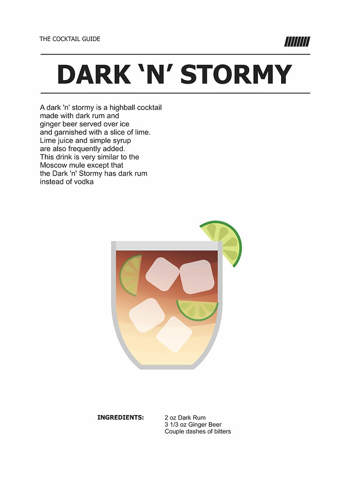 Dark 'N' Stormy Cocktail Recipe