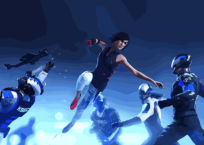 Mirror's Edge Catalyst Action Scene