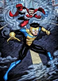 Invincible and Omni-Man Comic Art