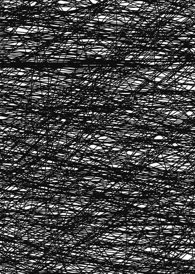 Abstract Black Lines on White Background