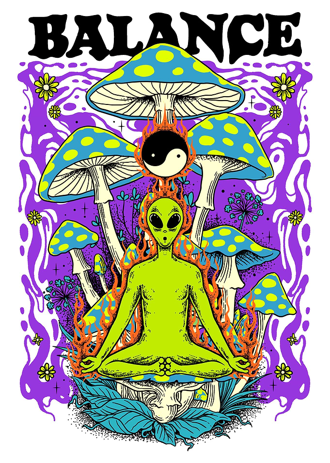 Alien Meditation Balance