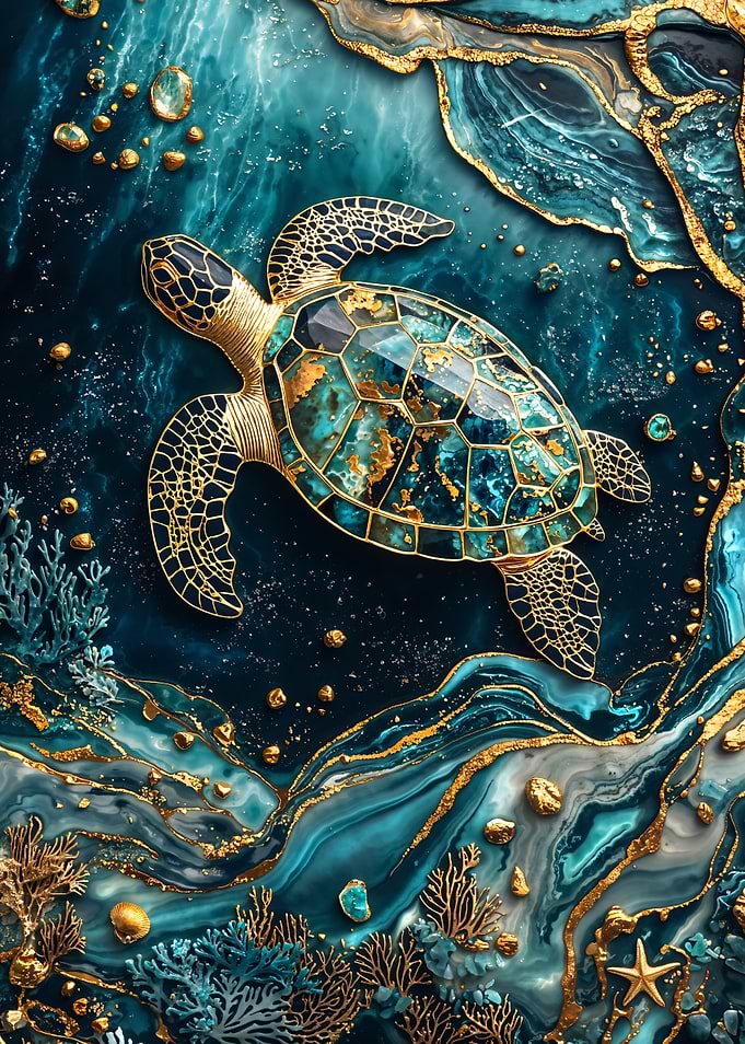 Eternal Tidekeeper Kintsugi Art