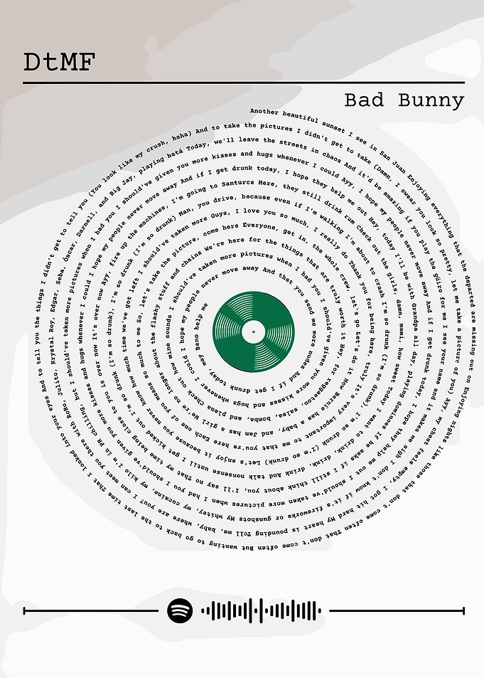 Bad Bunny DtMF Album Art
