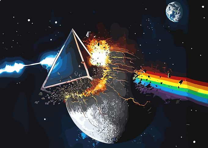 Dark Side of the Moon Explosion