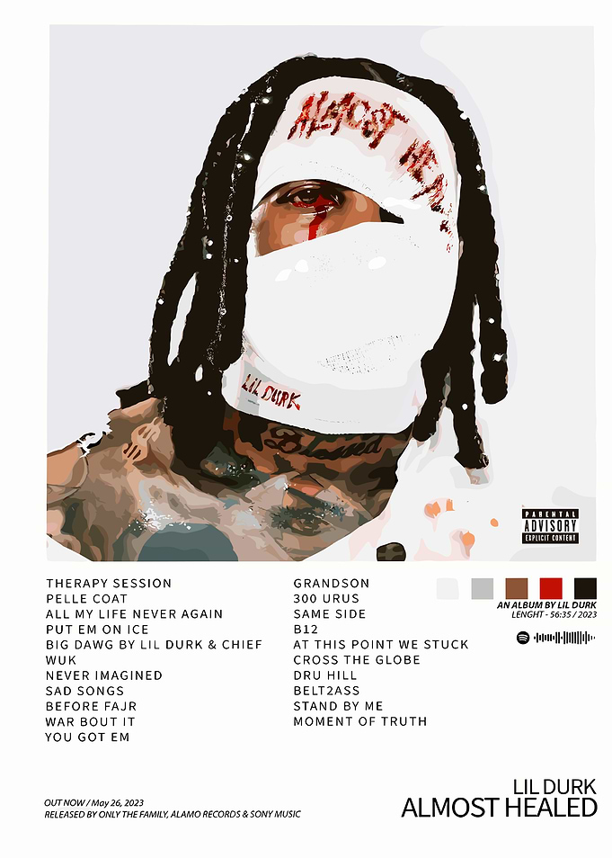 Lil Durk - Almost Healed Album Cover