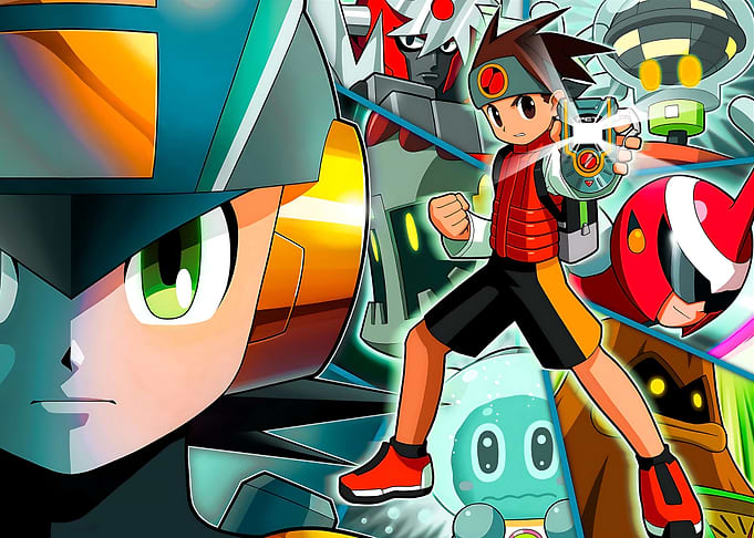 Mega Man Battle Network Collage
