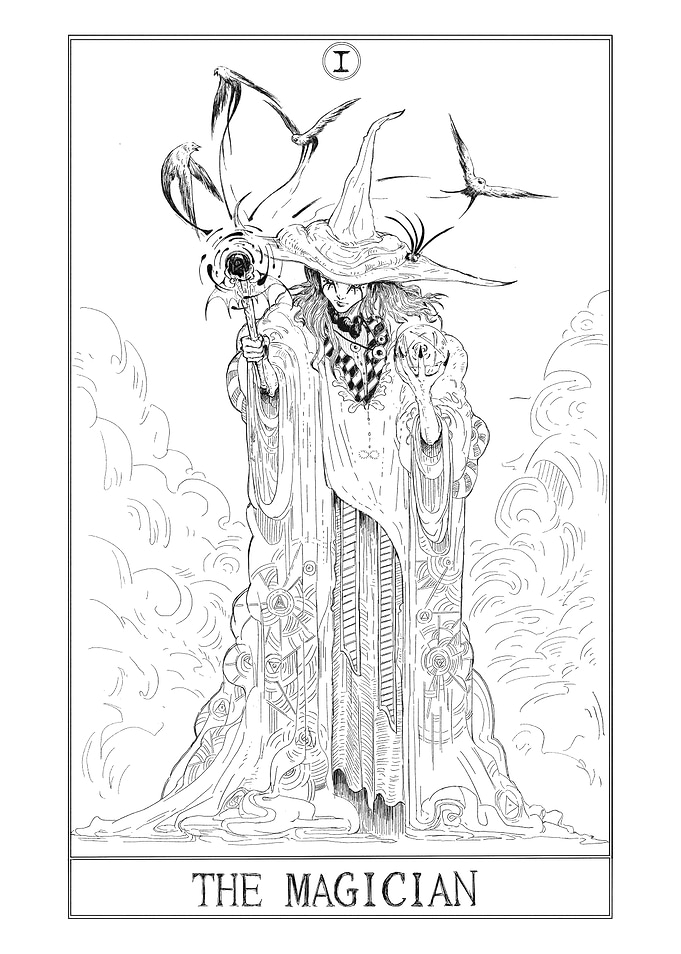 01 'The Magician' - Tarot Card