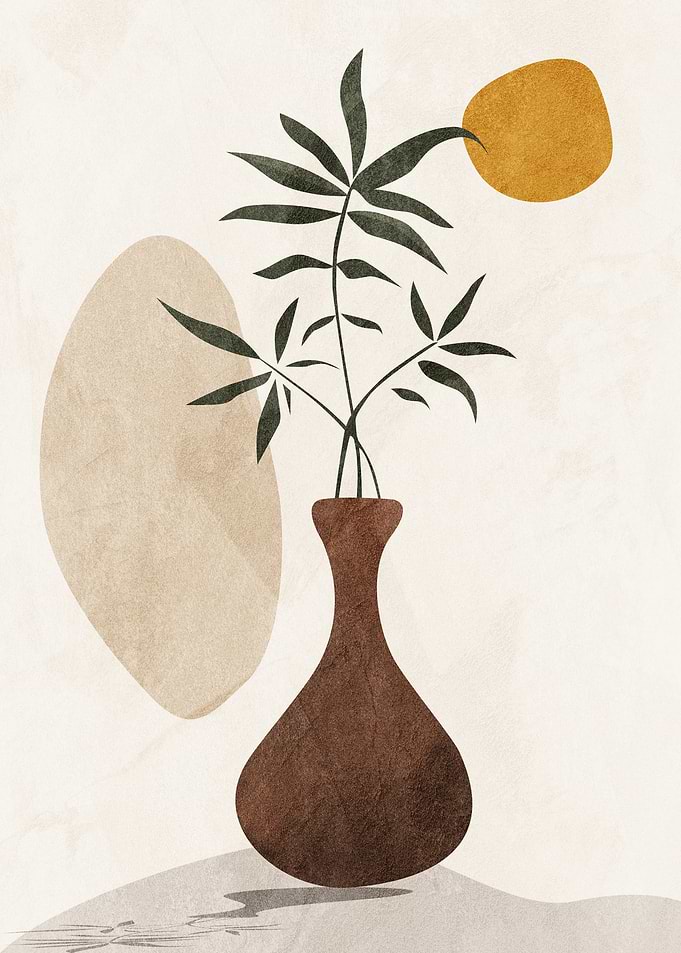 Minimalist Abstract Vase