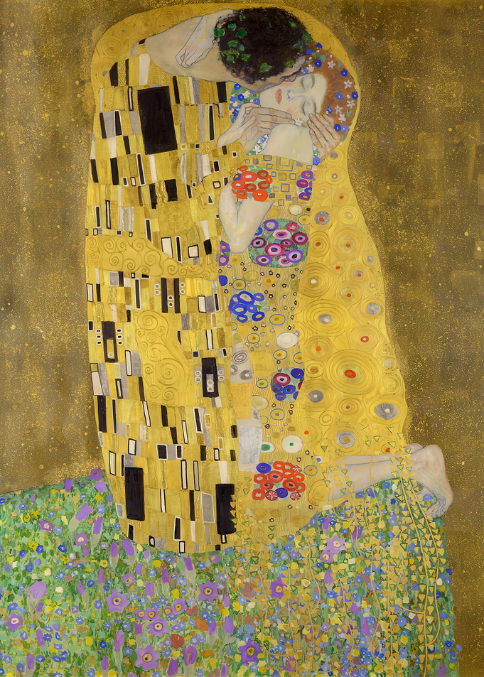 Gustav Klimt's The Kiss