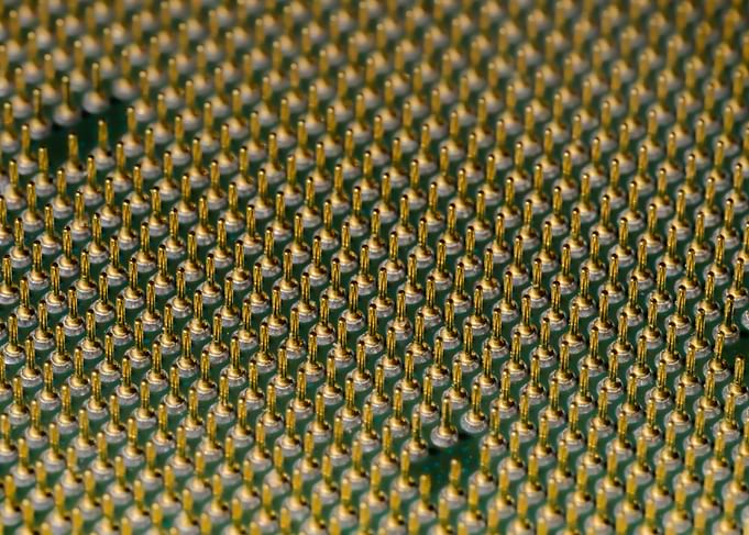 CPU Pins Close-Up