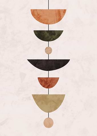 Minimal Geometric Half Circles