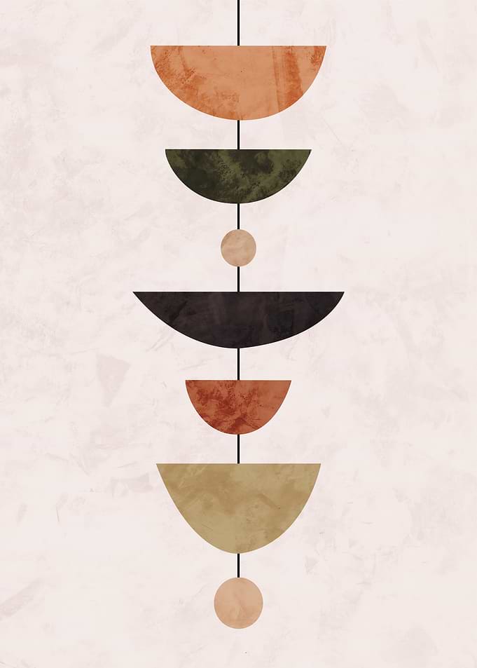 Minimal Geometric Half Circles