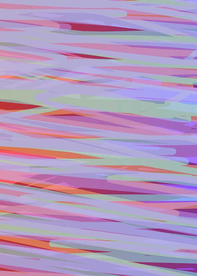 Abstract Colorful Brush Strokes