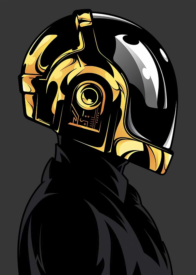 Daft Punk Helmet Profile