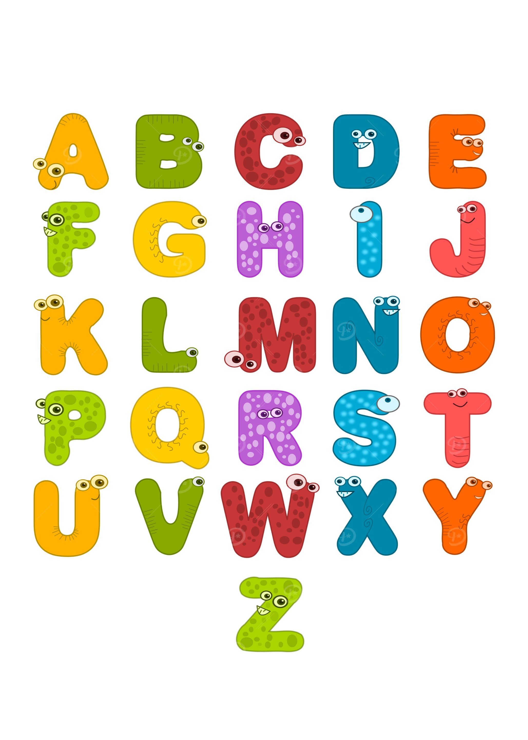 Monster Alphabet For Kids