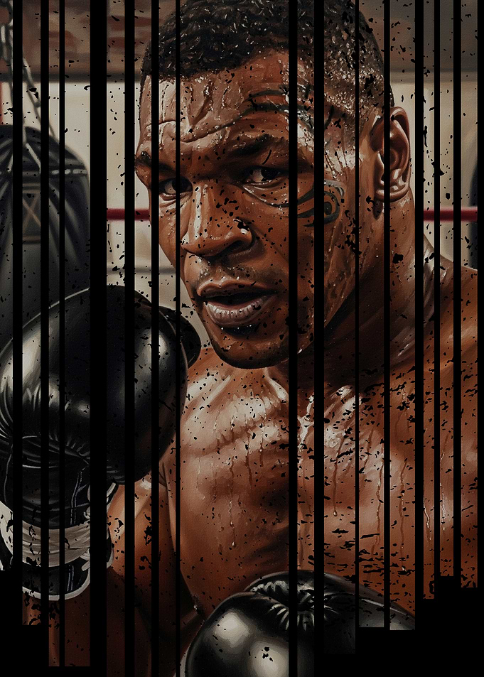 Mike Tyson Boxing Portrait