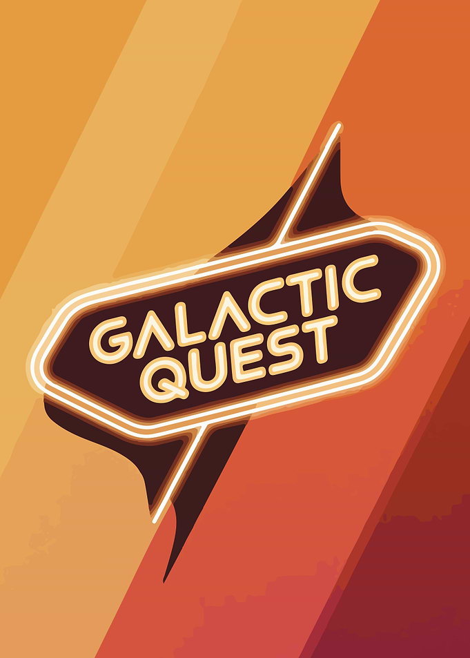 Galactic Quest Retro Sign