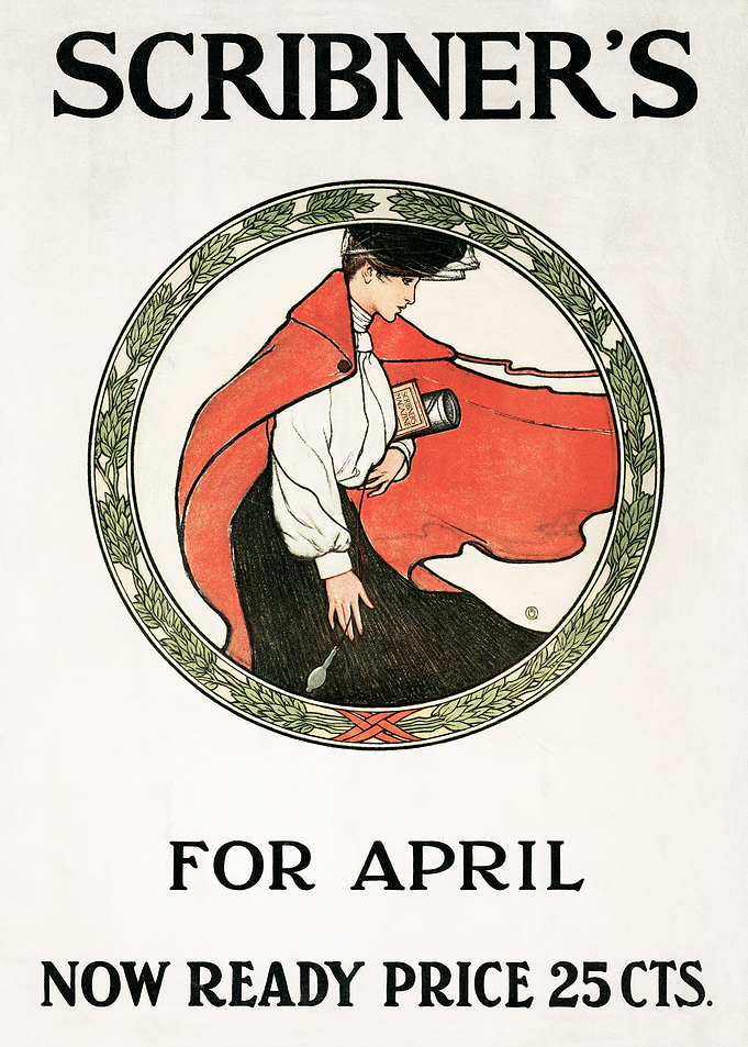 Scribner's Magazine April Vintage Cover