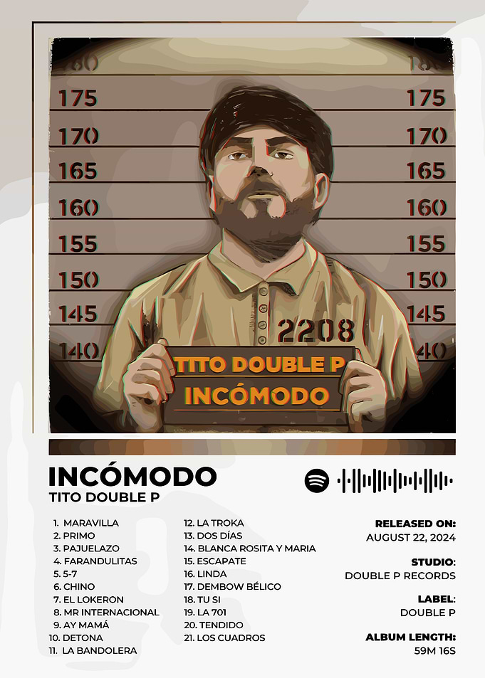 Tito Double P - Incomodo Album Cover