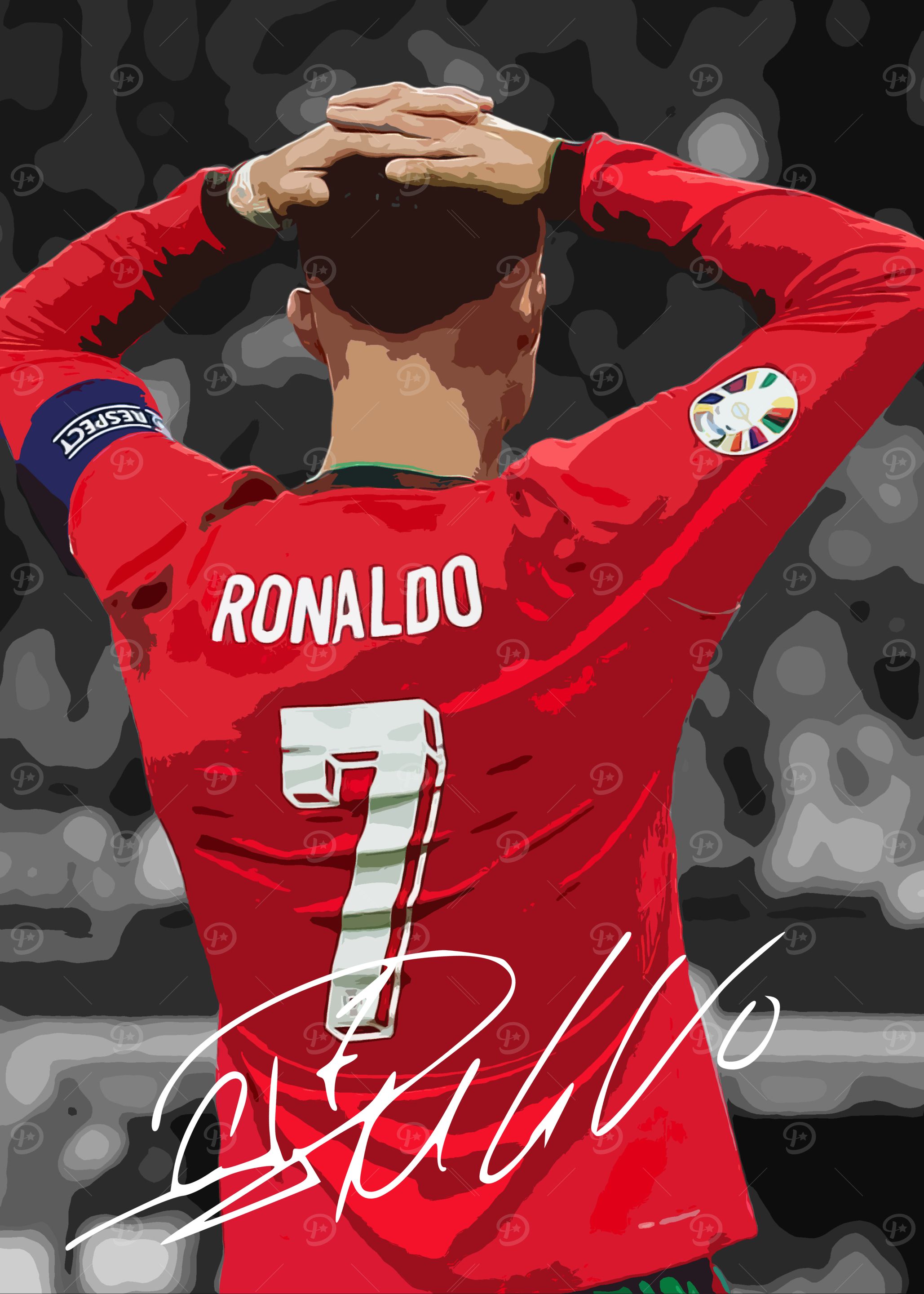 Cristiano Ronaldo Portrait Art