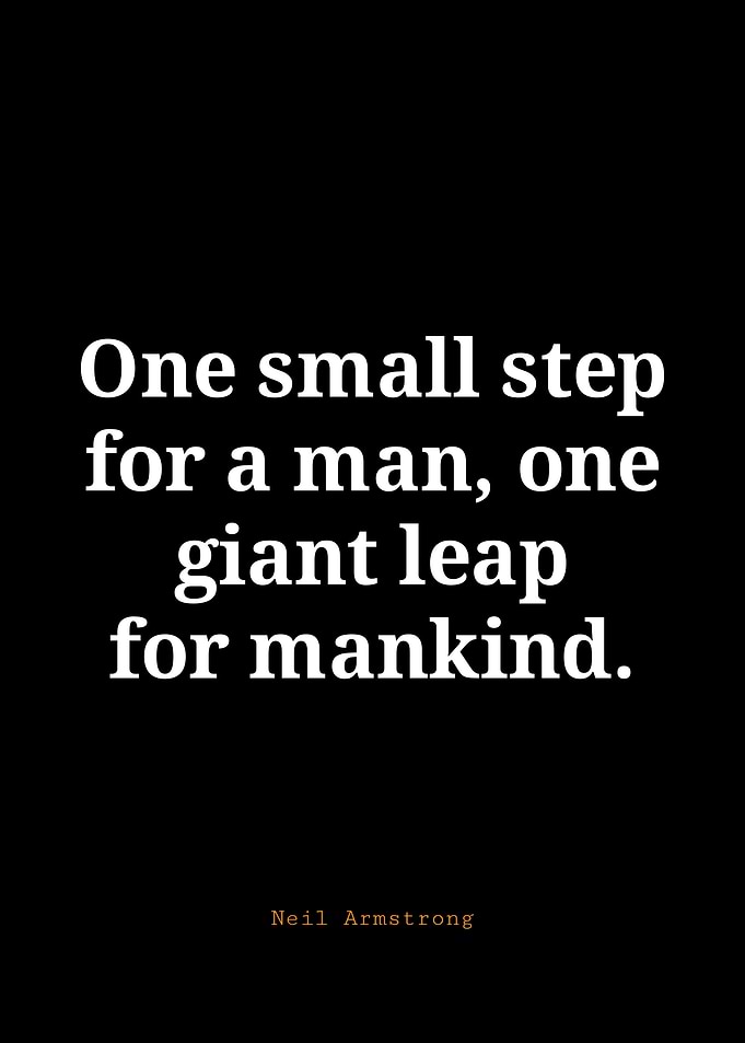 One Small Step Quote