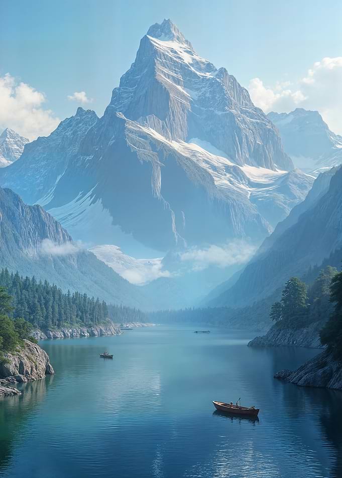 Mountain Lake Serenity