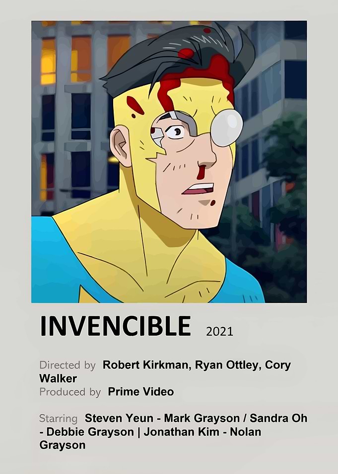 Invincible 2021 Minimalist Poster