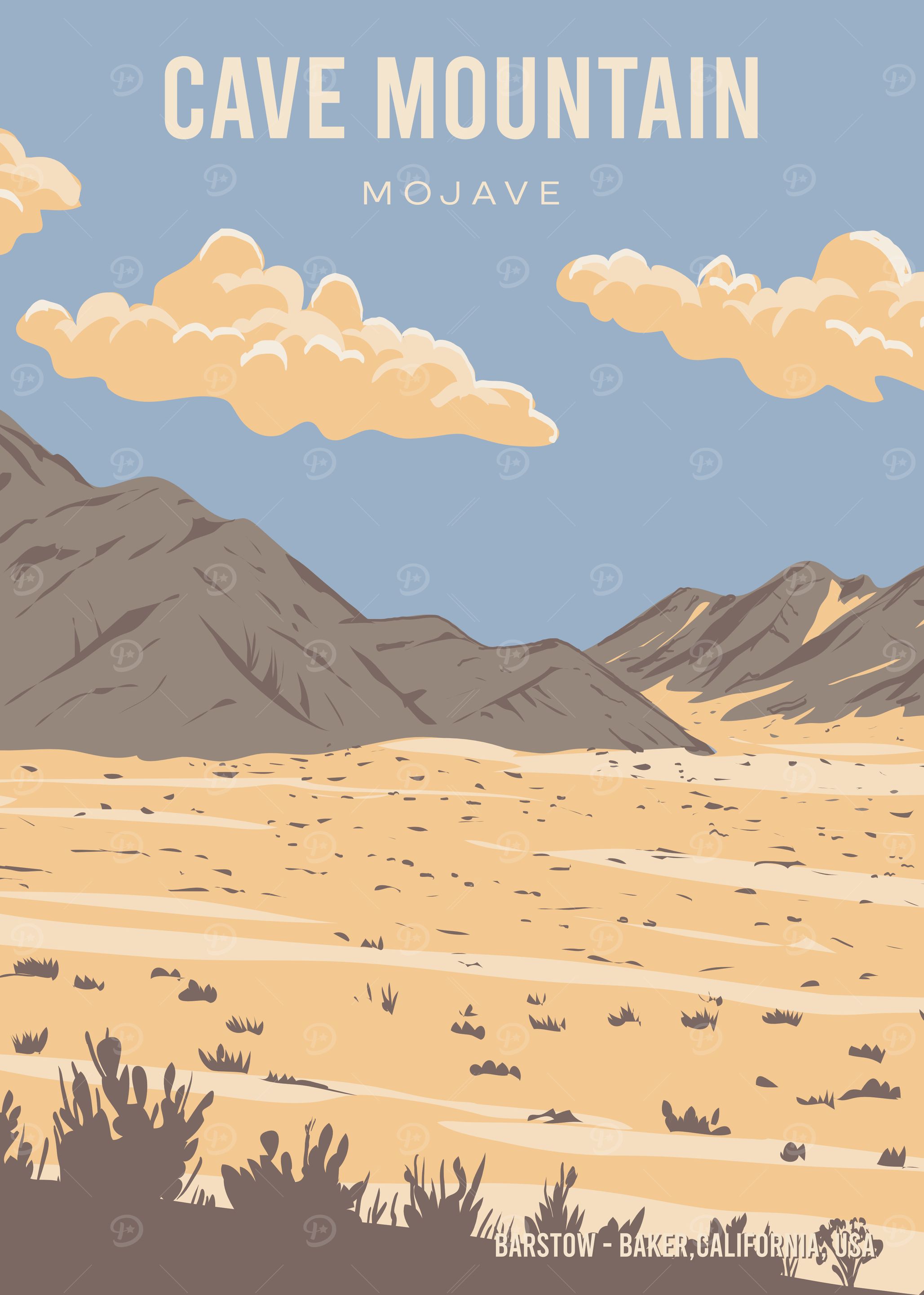 Cave Mountain Mojave Desert