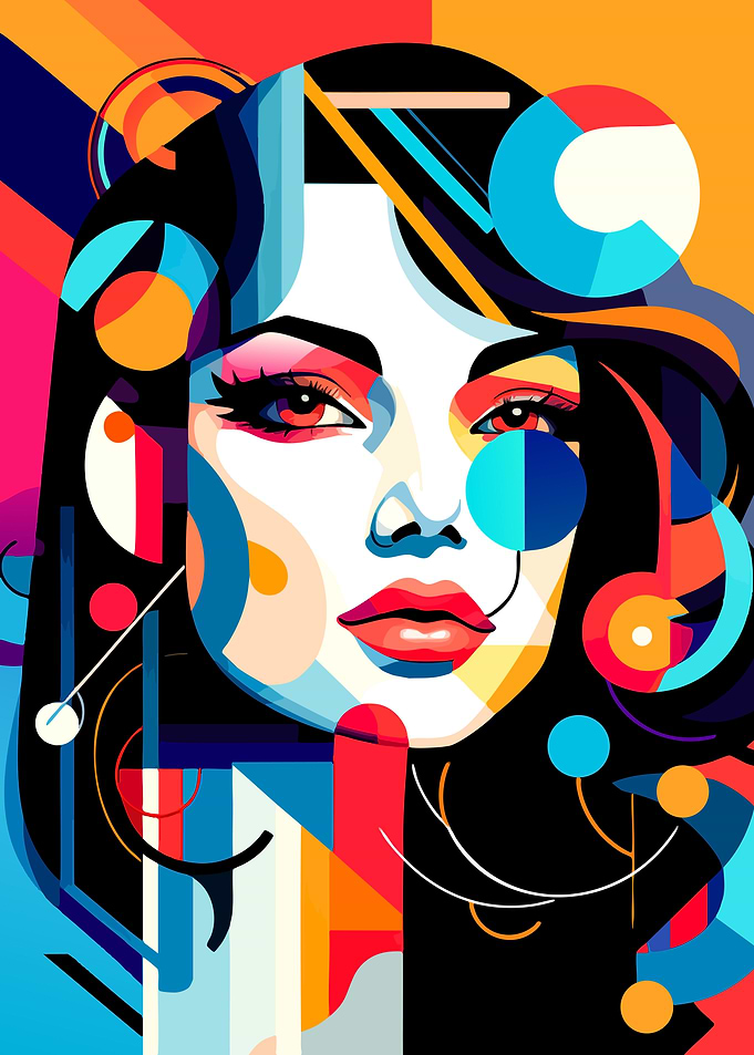 Abstract Portrait of a Woman