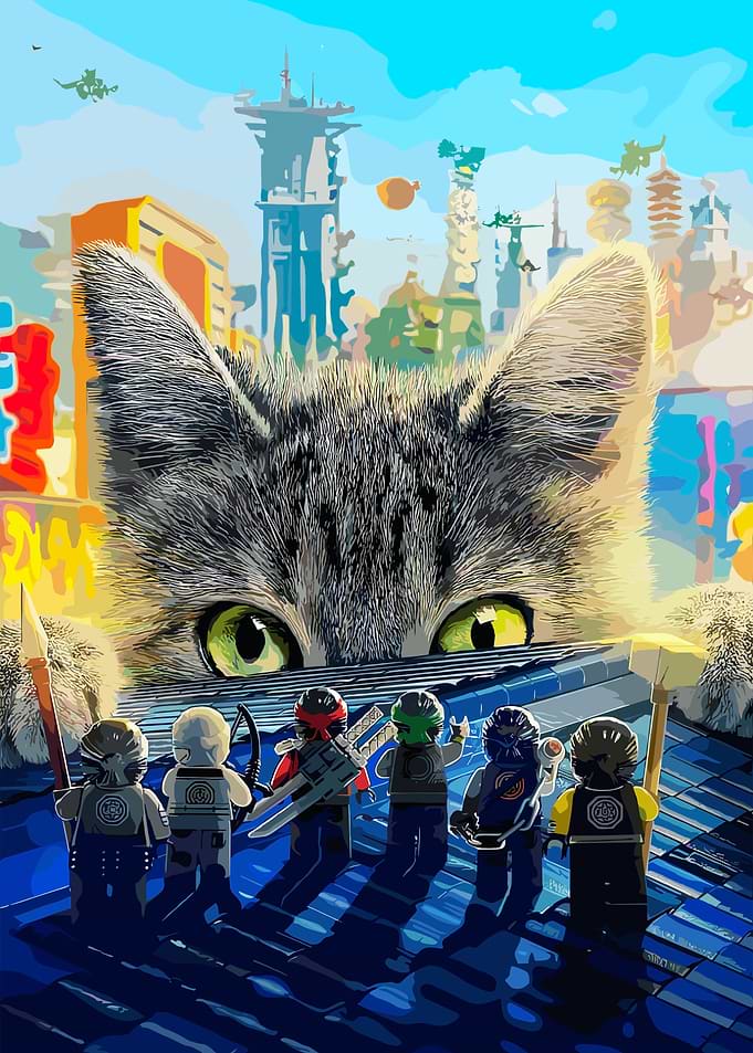 Ninjago and the Giant Cat