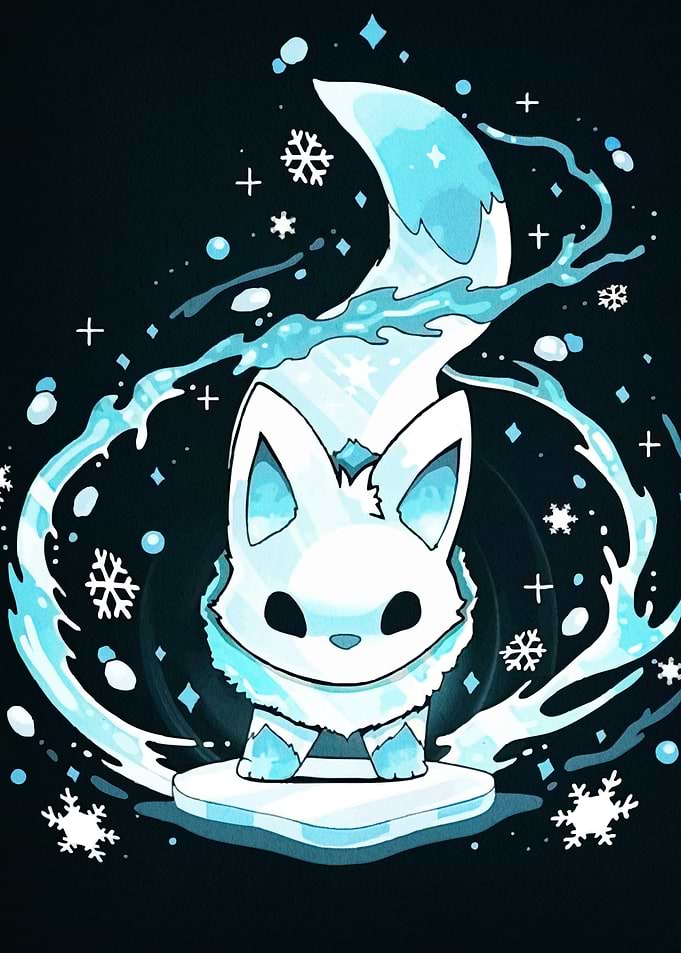 Ice Fox Animal