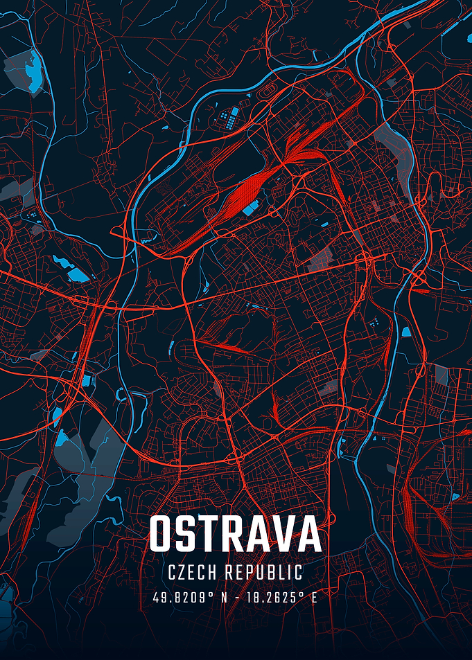 Ostrava City Map