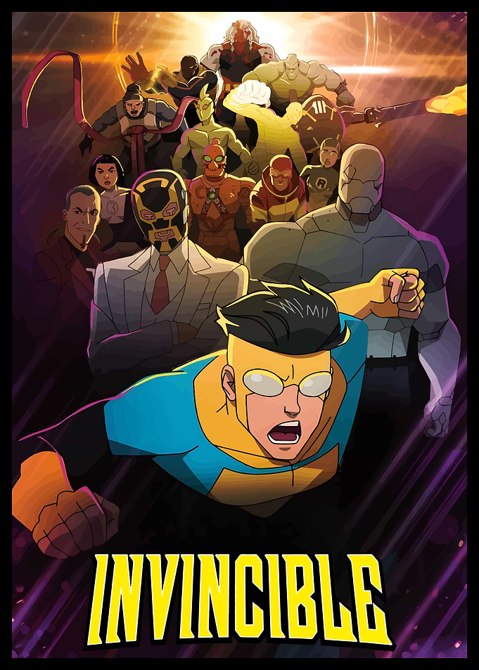 Invincible Comic Book Cover Art
