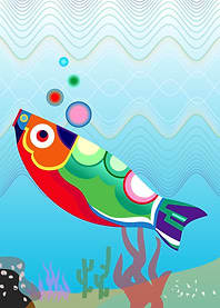 Colorful Fish Illustration