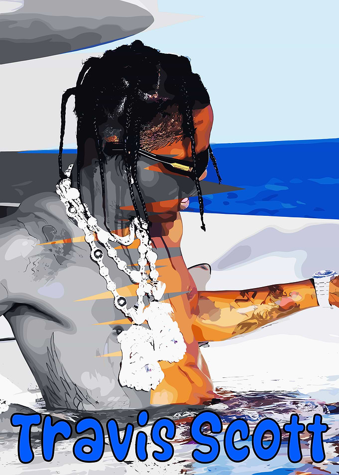 Travis Scott Illustration